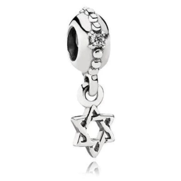 Pandora Star of David Charm Dangle ONLY 3 Left - Picture 1 of 3